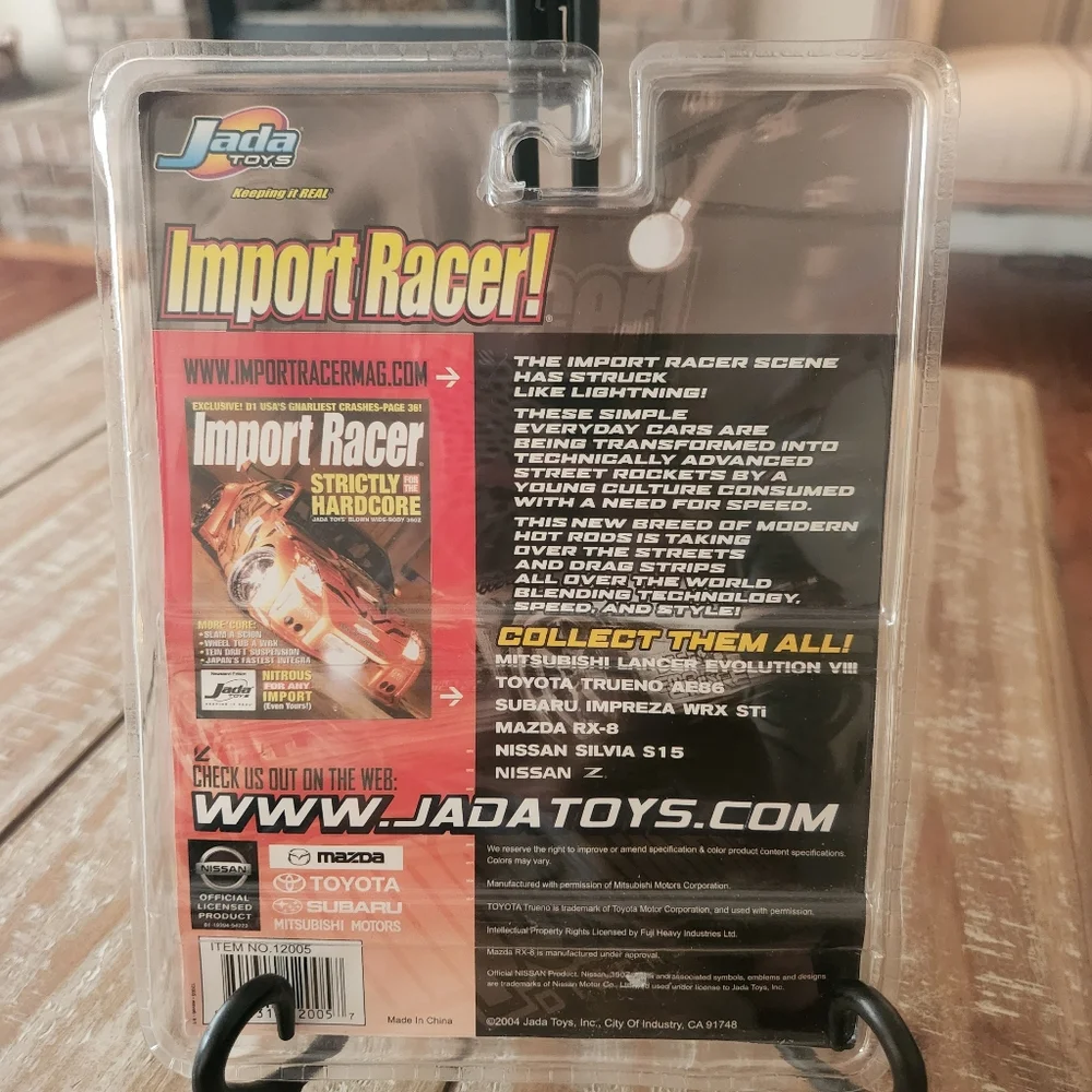 JADA Toys Import Racer! 2004 MITSUBISHI LANCER EVOLUTION VIII Wave 6 #049 NIB